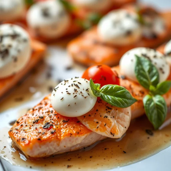 Salmon Caprese